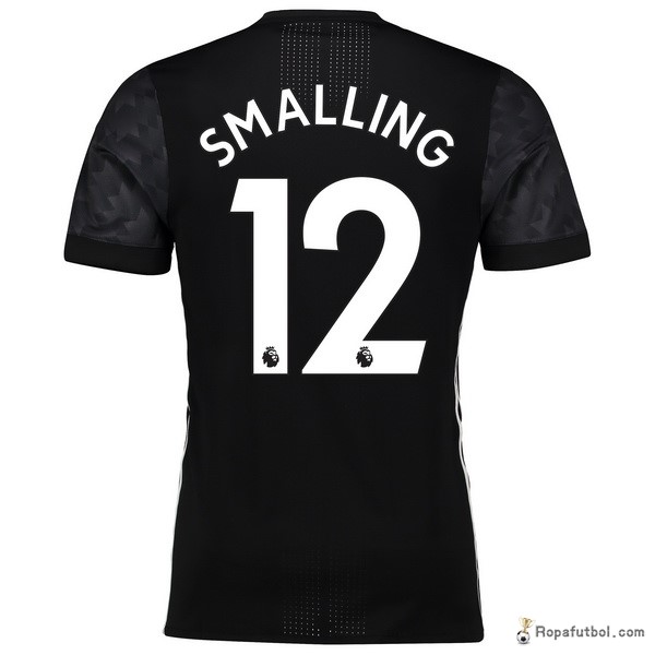Camiseta Manchester United Replica Segunda Ropa Smalling 2017/18 Negro